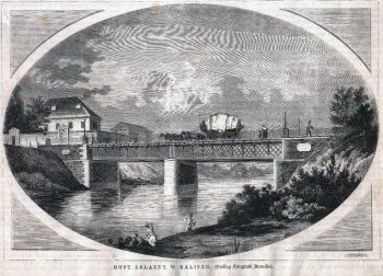 Rycina „Most żelazny w Kaliszu”