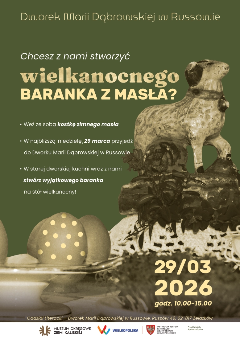 Stwórz baranka z masła - warsztaty wielkanocne w Dworku!