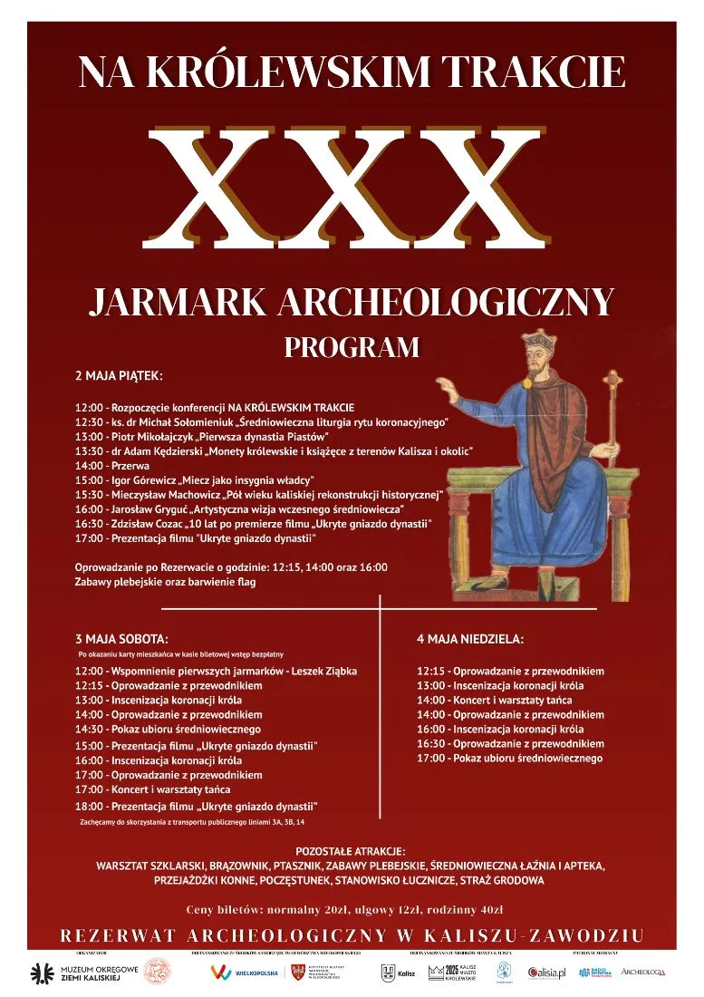 XXX Jarmark Archeologiczny „Na królewskim trakcie”
